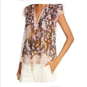 Ulla Johnson Alexi Top- midnight